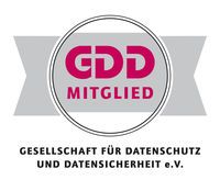 Member of the society for data protection and security (GDD e. V.)