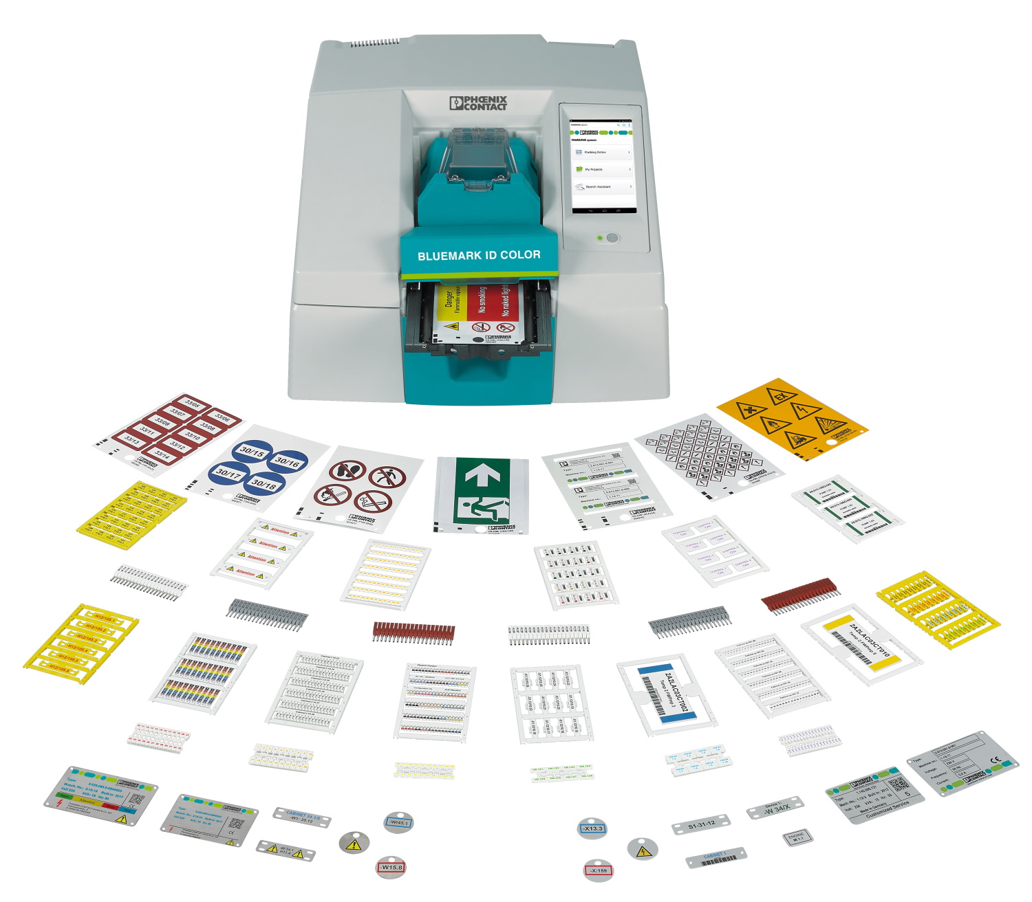 Flexible UV-LED printer  BLUEMARK ID